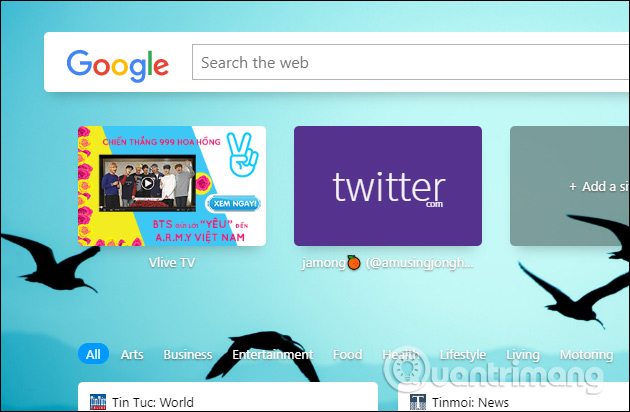 How to change wallpaper on Opera browser Picture 5