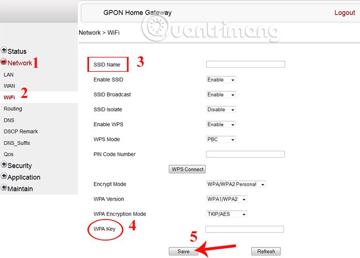 How to change Wifi password, change wifi pass VNPT, FPT, Tenda, TP-Link, Viettel on computer, phone Picture 4
