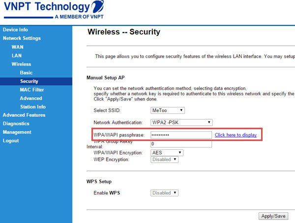 How to change Wifi password, change wifi pass VNPT, FPT, Tenda, TP-Link, Viettel on computer, phone Picture 7