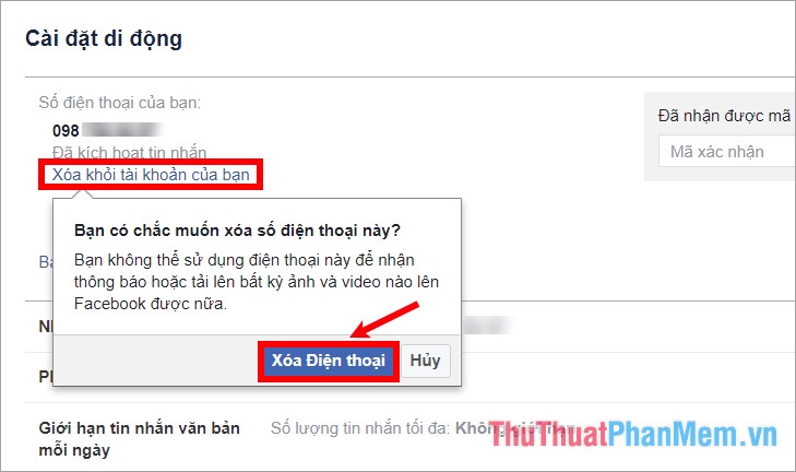How to change your phone number on Zalo, Facebook, Gmail Picture 11