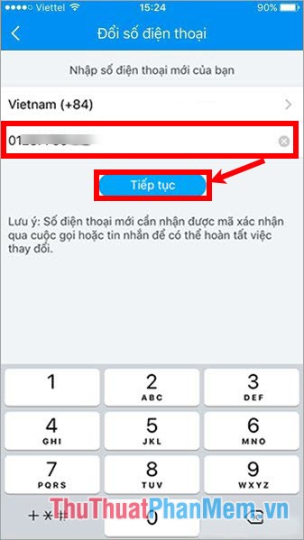 How to change your phone number on Zalo, Facebook, Gmail Picture 6