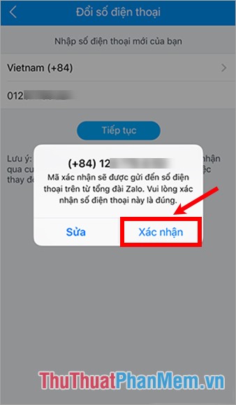 How to change your phone number on Zalo, Facebook, Gmail Picture 7