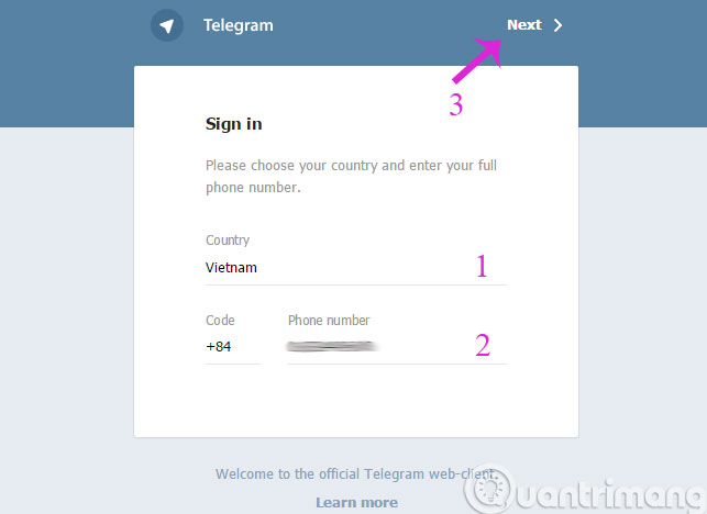 How to chat Telegram on the web? Picture 1
