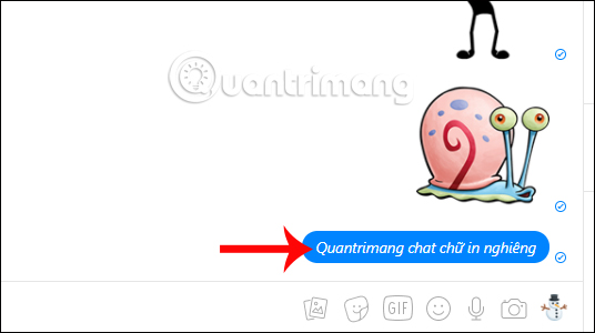 How to chat typeface in Facebook Messenger Picture 4