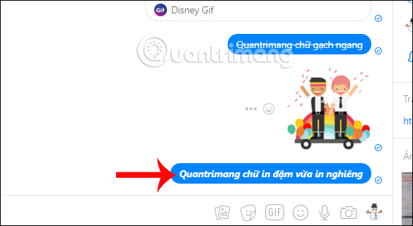 How to chat typeface in Facebook Messenger Picture 8