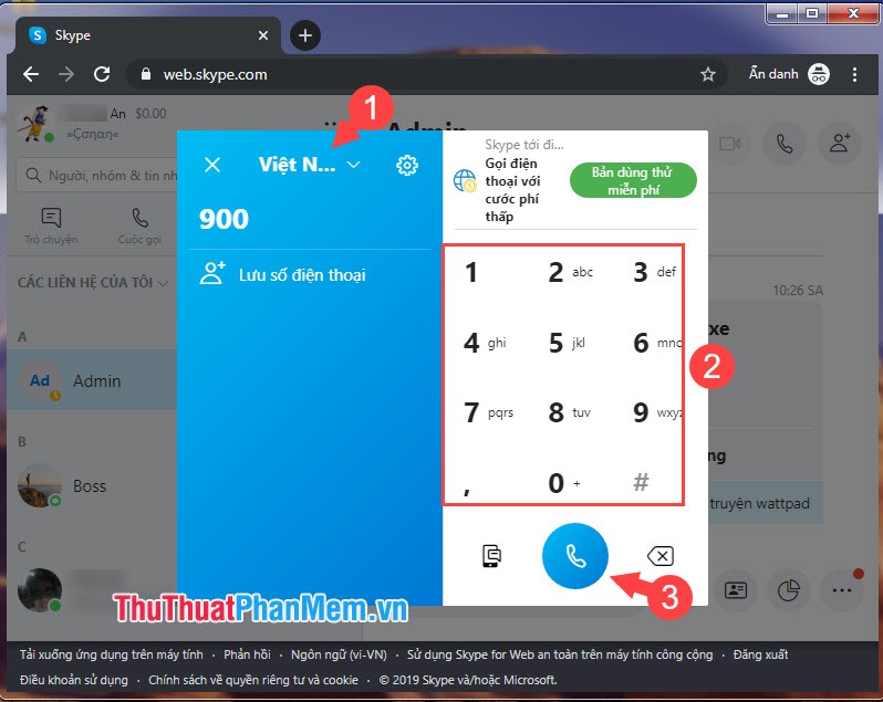 How to chat, use Skype on the web browser without installing software Picture 14