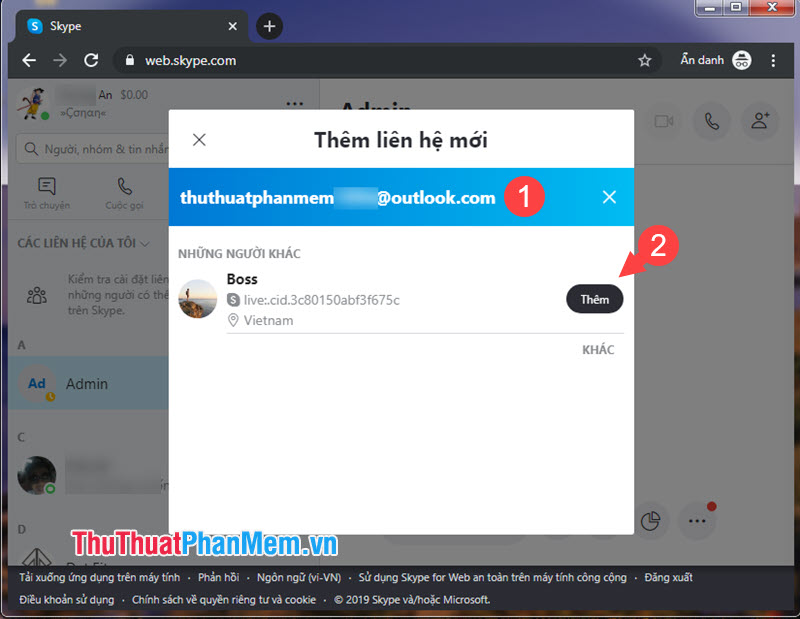 How to chat, use Skype on the web browser without installing software Picture 17