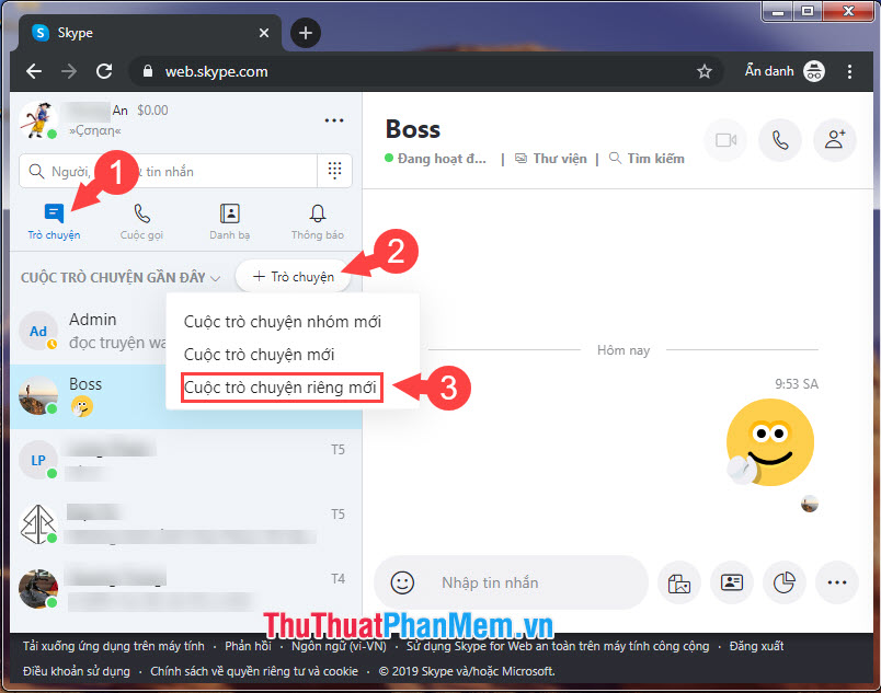 How to chat, use Skype on the web browser without installing software Picture 20
