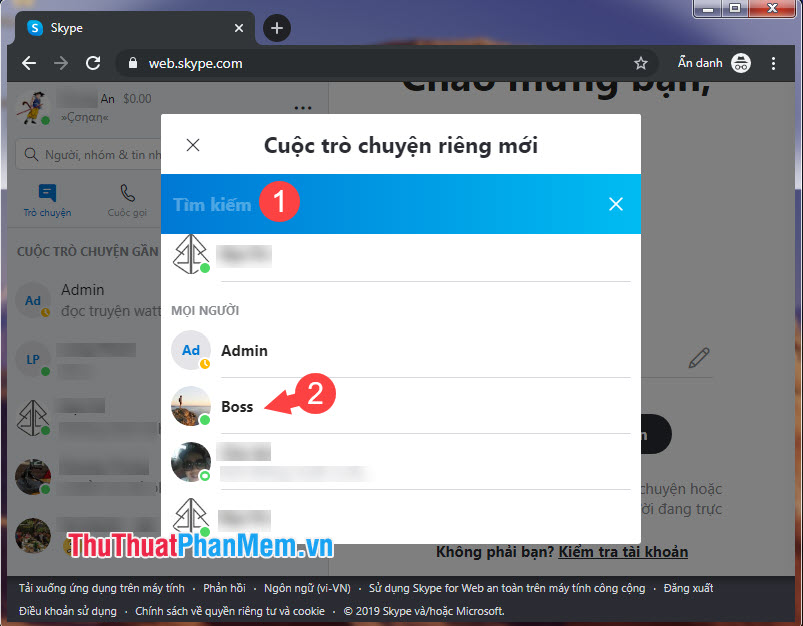 How to chat, use Skype on the web browser without installing software Picture 21