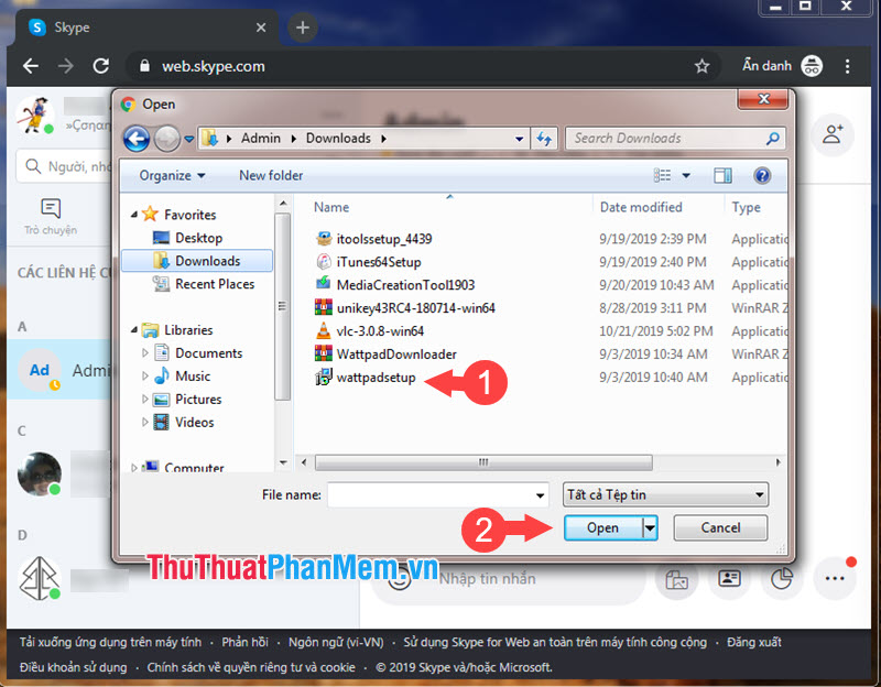 How to chat, use Skype on the web browser without installing software Picture 7