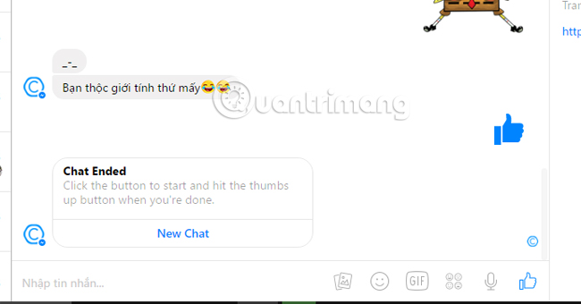 How to chat with Chatible strangers on Facebook Messenger Picture 4