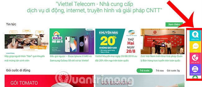 How to chat with Viettel operator Picture 2