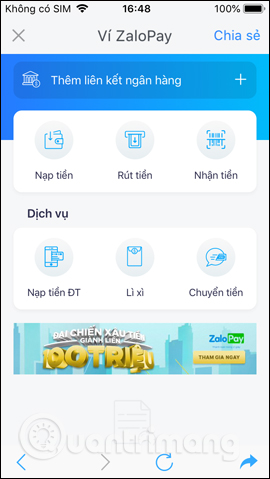 How to chat Zalo just transfer money Picture 6