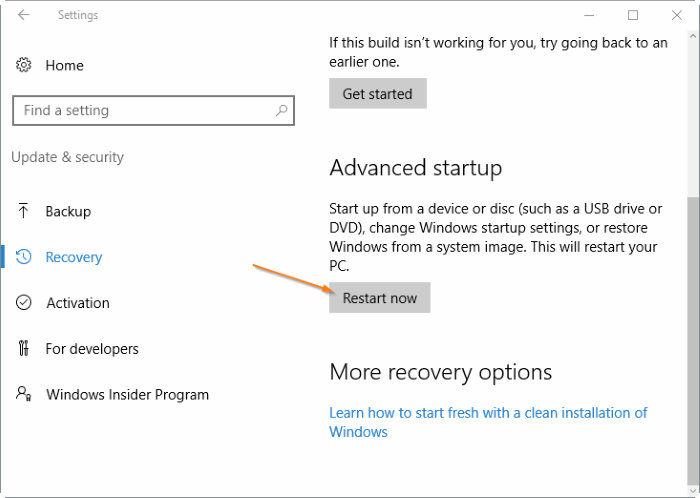 How to check and access UEFI settings on Windows 10 Picture 8