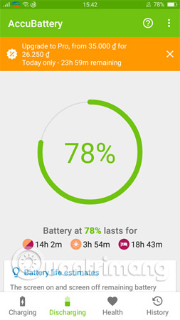 How to check battery level on Android with Accubattery Picture 4