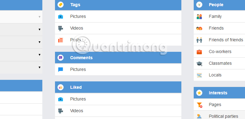 How to check Facebook user information and activities Picture 4
