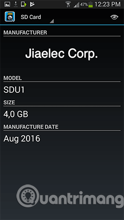 How to check fake and real memory card on Android phone Picture 3