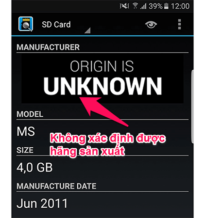 How to check fake and real memory card on Android phone Picture 4