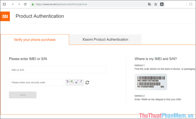 How to check iMei Xiaomi quickly and accurately Picture 7