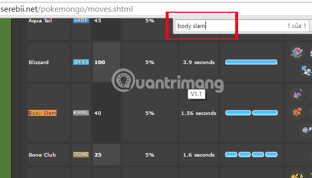 How to check skills some kind of Pokemon change Picture 1