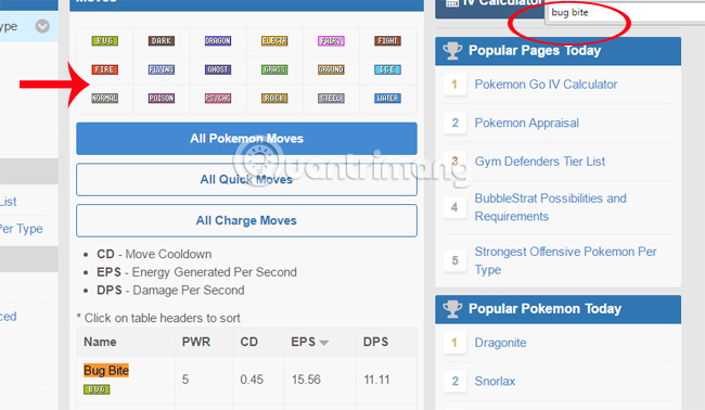 How to check skills some kind of Pokemon change Picture 2