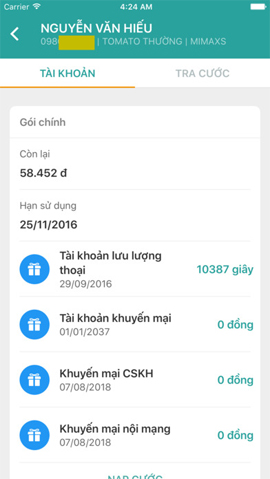 How to check the capacity of 4G Viettel package Picture 2