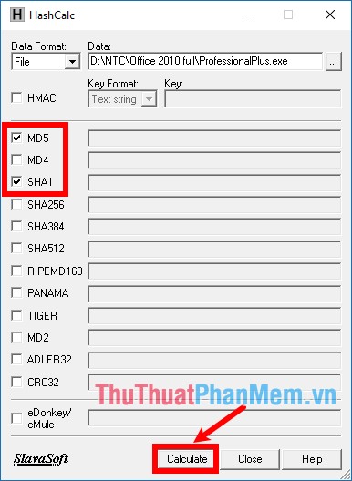 How to check the code MD5 and SHA1 to check the integrity of the file Picture 12