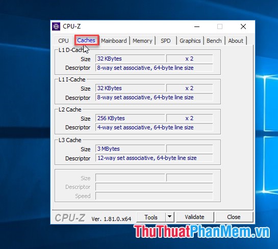 How to check the computer configuration with CPU-Z, View computer hardware information using CPU-Z Picture 2
