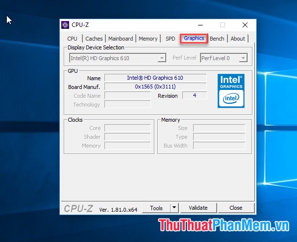 How to check the computer configuration with CPU-Z, View computer hardware information using CPU-Z Picture 6