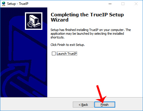 How to check the computer IP address with TrueIP Picture 5