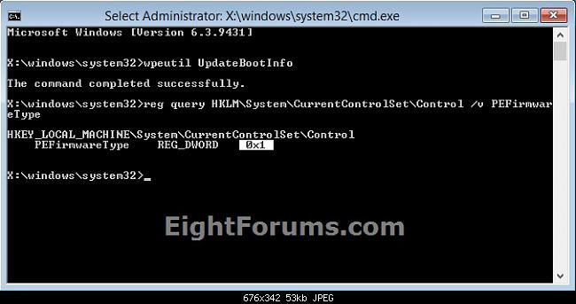 How to check the computer that supports EFI / UEFI or Legacy BIOS Picture 8