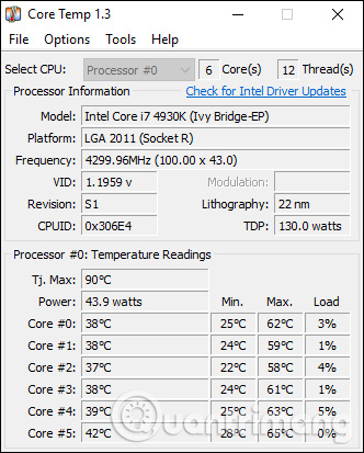 How to check the computer's CPU temperature? Picture 4