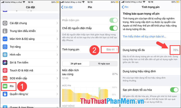How to check the number of times your iPhone charges and battery level on the iPhone Picture 2