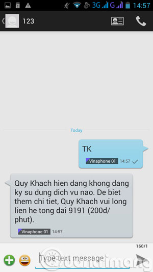 How to check the registered Vinaphone service? Picture 1