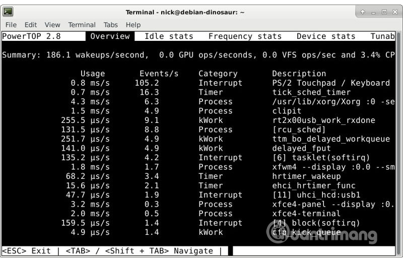 How to check the status of using laptop battery running Linux Picture 9