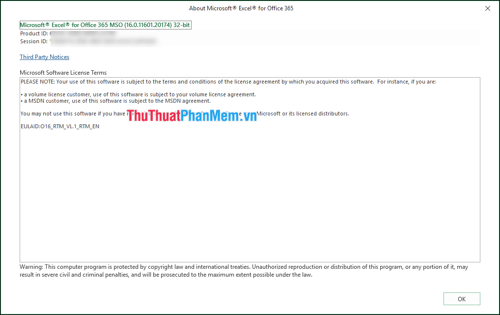 How to check the version of Office is using the fastest and most accurate Picture 7