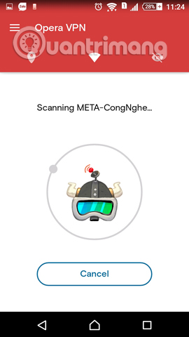 How to check the WiFi security connected by Opera VPN Picture 5