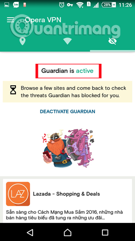 How to check the WiFi security connected by Opera VPN Picture 9