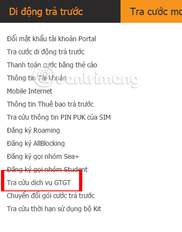 How to check which service Viettel is using on the phone Picture 5