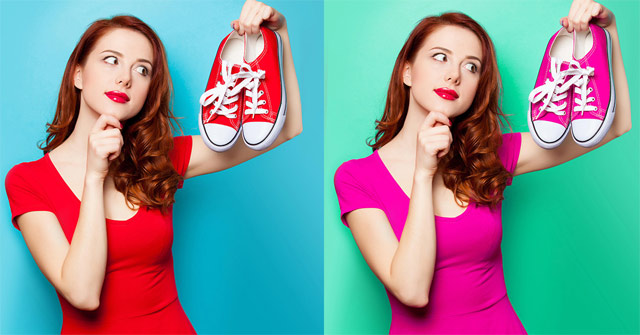 How to choose and change object colors in Photoshop fastest Picture 1