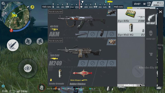 How to choose narrow-range combat weapons in Rules of Survival Picture 2