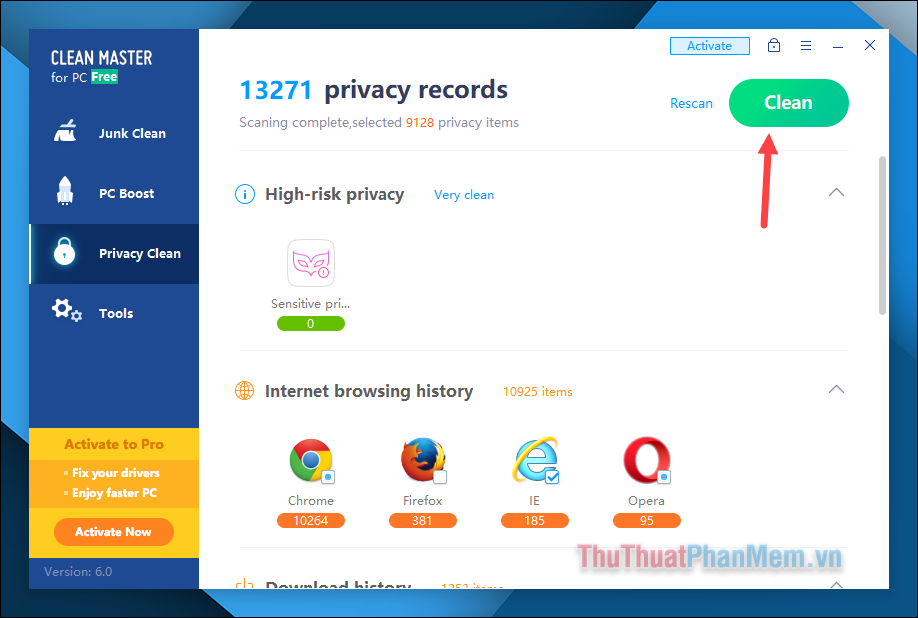 How to clean junk files and speed up Windows with Clean Master Picture 13