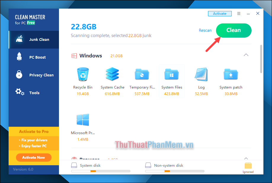How to clean junk files and speed up Windows with Clean Master Picture 6