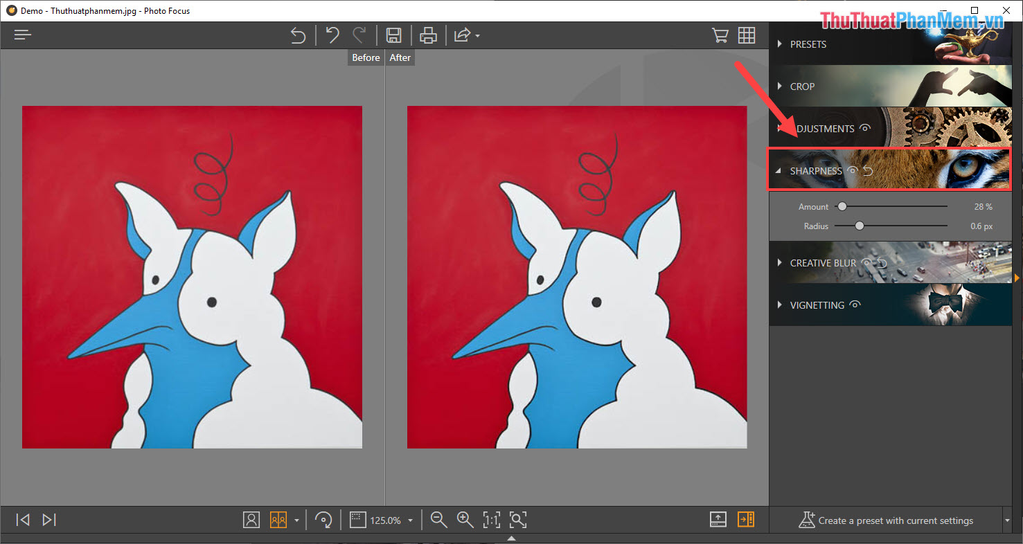 How to clear blurred images quickly and effectively Picture 8