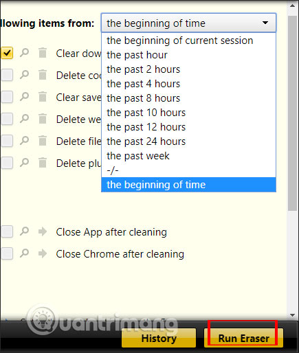 How to clear browsing data on Chrome Picture 10