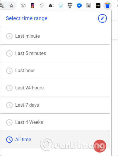 How to clear browsing data with Clear Cache for Chrome Picture 2