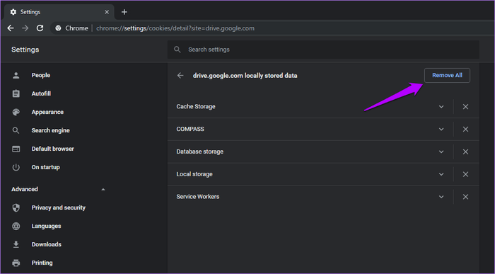 How to clear cache in Google Drive and Docs Picture 3