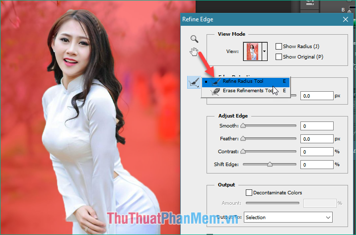 How to clear the background in Photoshop standard, clean Picture 7