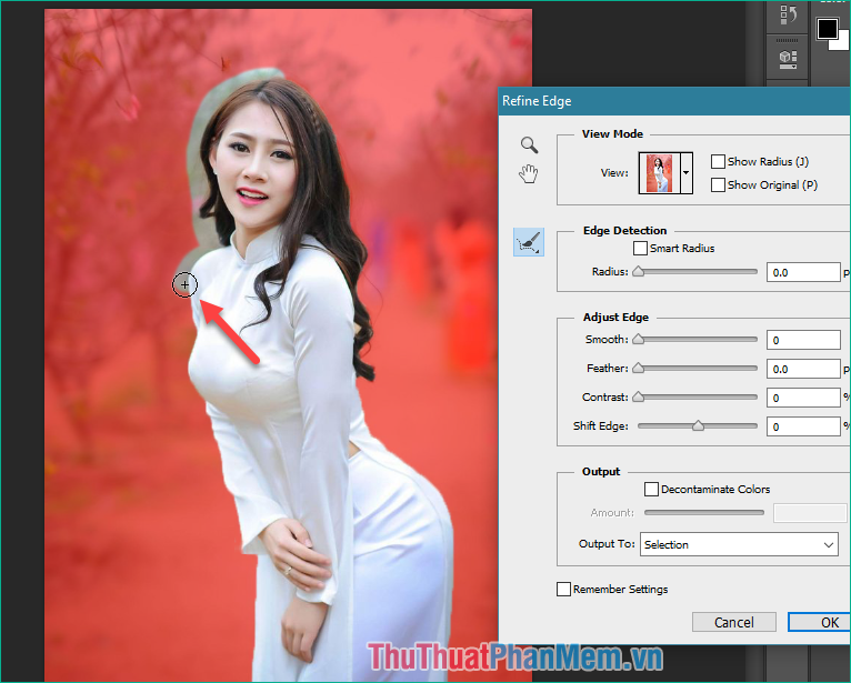 How to clear the background in Photoshop standard, clean Picture 8