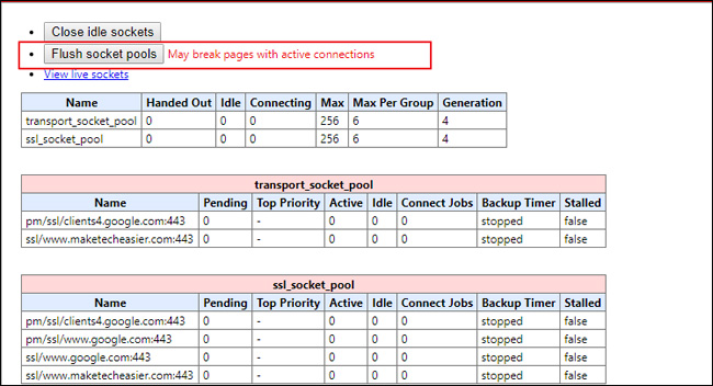 How to clear the DNS cache buffer in Google Chrome Picture 2